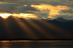 photo "Beams of the sunset"