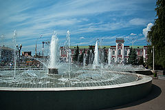 photo "Fountains near to station"