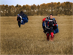 photo "Parachutists"