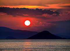 photo "sunset in Aegean"