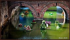 photo "bridge and flowers"