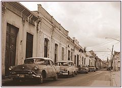 фото "Улицы Матанцаса. Автомобили Кубы."