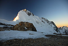 photo "The sunrise in mountains"