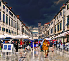 photo "The rain in the old town"