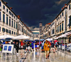 photo "The rain in the old town"