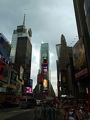 photo "The evening condescends to Broadway."