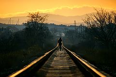 photo "Accompanied by a dawn"