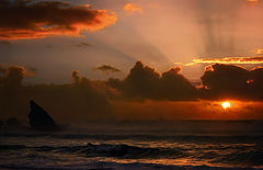 photo "There is a rock on the beach!!"