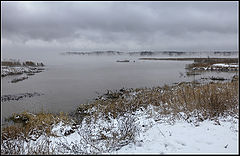 photo "Winter landscape with fog"