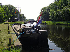 photo "old peat transport ship"