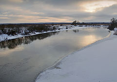 photo "The River Dnеpr in January"