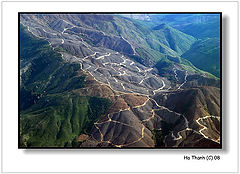 photo "Pathways make the bald hill"