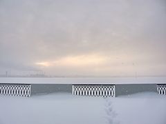 фото "Январский вечер на Ижевском пруду"