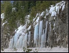 фото "Замерзшие водопады"