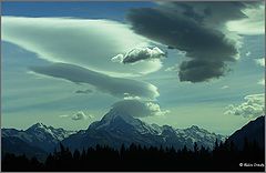 photo "Clouds over the Southern Alps. New Zealand."