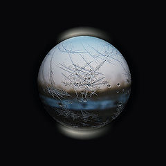 фото "The Frost draws the patterns on glass..."