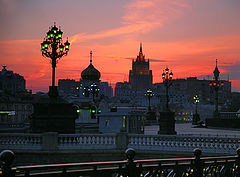 фото "Весенние закаты над Москвой."