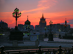 photo "Spring sunsets over Moscow."