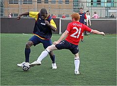 photo "The emotion.  Struggle for the ball."