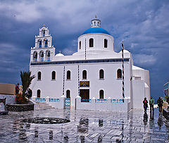 photo "A church in Santorini"
