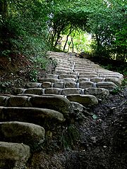 photo "Steps to St. Nino spring Georgia"