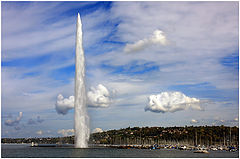 photo "Fountain piercing the clouds"