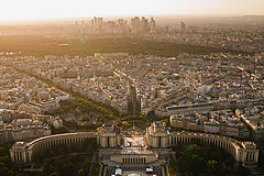 photo "La Defense sur le coucher du jour"