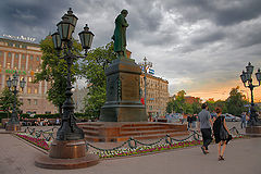 photo "Evening at Pushkin Square."