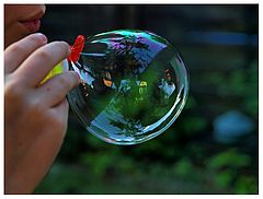 photo "Blowing Bubbles"