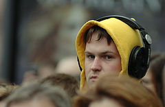photo "above the crowd ..."