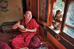 photo "Diner in Trongsa dzong"