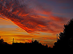 photo "Fire in the sky"