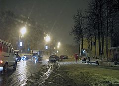фото "Моника в дожде, декабрь"