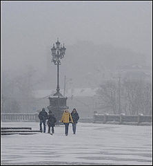 photo "blizzard in Moscow"