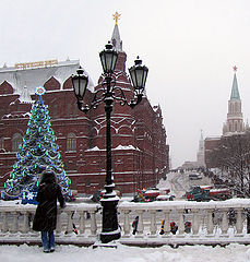 фото "Жду у фонаря"