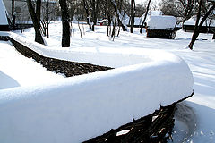 photo "Snowy fence / Снежный забор"