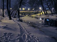 фото "Вечером вдоль реки, декабрь"