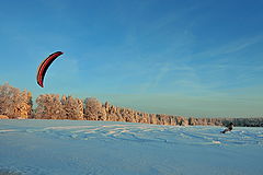 photo "Kiteskiing"