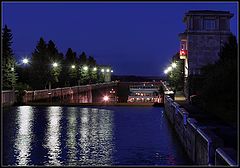 фото "Ночное шлюзование"