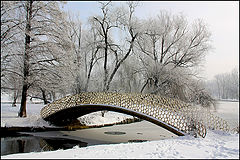 photo "Landscape with footbridge"