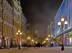 photo "By night the Arbat."