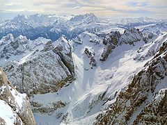 photo "Italian Alps. The view from Marmolada glacier"