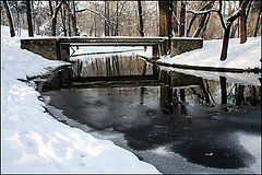 photo "Footbridge in winter"