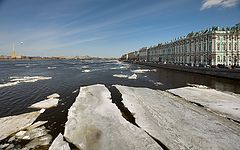 photo "Ice on Neva river"