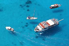 photo "Boats in the Blue Sea"