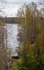 фото "зеленая лодка"