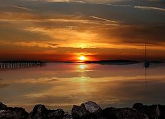 фото "Sunset on water"