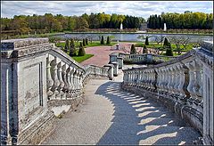 photo "Peterhof. Park fountain"