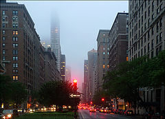 photo "The fog over the Park Avenue"
