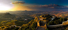 photo "Enna, view from fortress .."